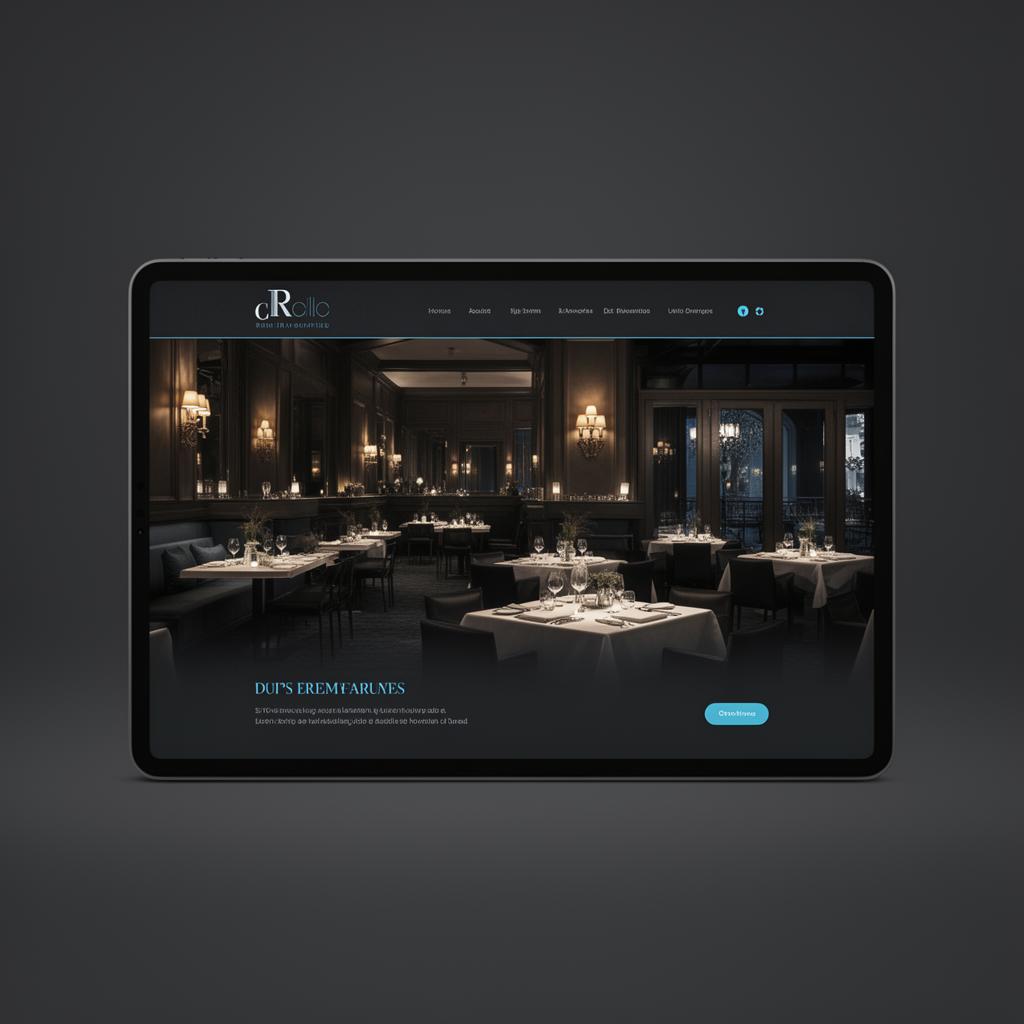 Webdesign-Projekt für Restaurant Schlossblick